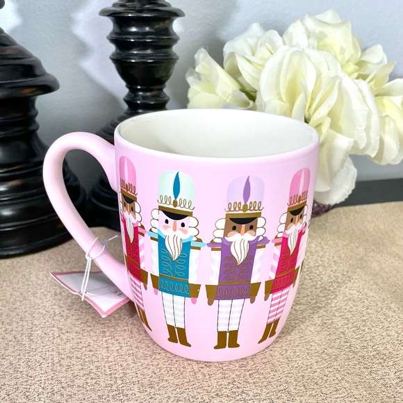 NWT Gold Foil Nutcracker Soft Touch Ceramic Mug - Picture 5 of 8